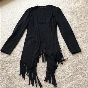 Suede black jacket